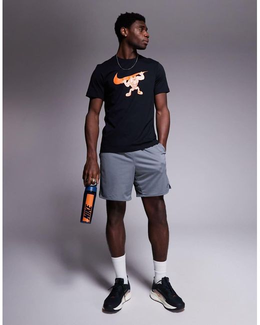 Camiseta Negra Con Estampado Gráfico Gym Dog De Nike de hombre de color Blue