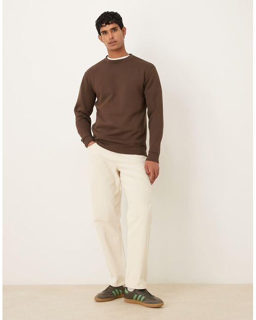 Felpa di SELECTED in Brown da Uomo