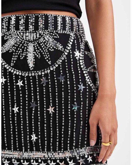 ASOS Minirok Met Hemelse Versiering in het Black