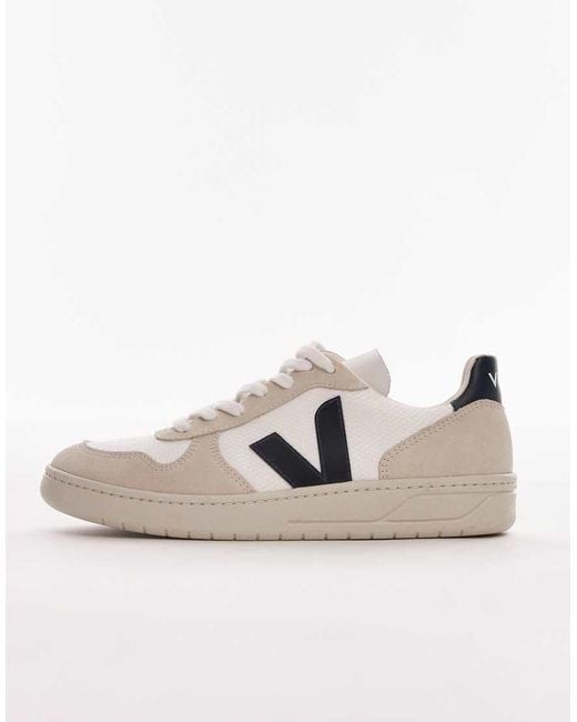 Veja Gray V-10 Suede Trainer for men