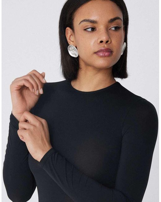 Tezenis Blue Long-Sleeved Lightweight Microfibre Body