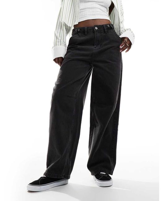 Vans Black Curbside baggy Pants