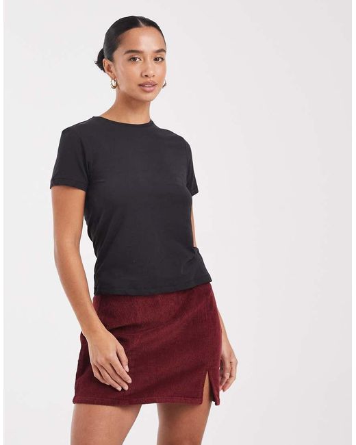 Only Petite Red Cord Skirt