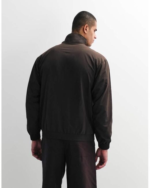 Adidas Originals Black Firebird Woven Track Top for men