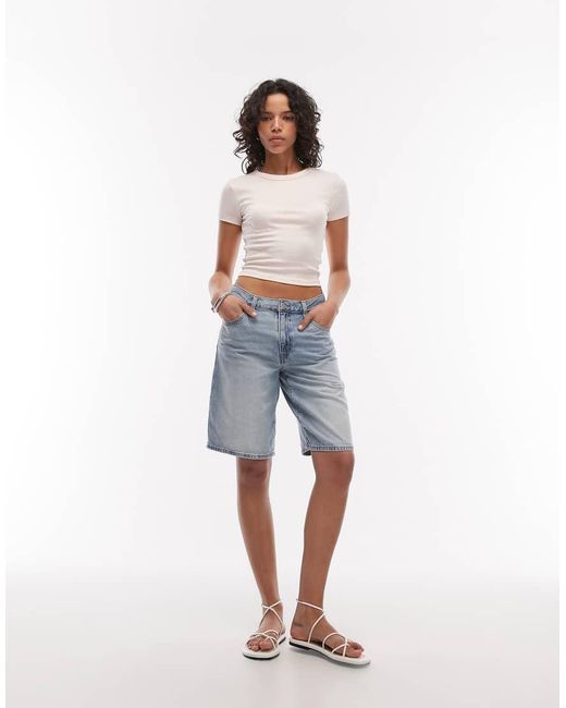 Levi's Blue baggy Dad Jort