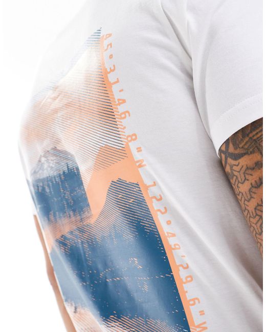Columbia Blue Rapid Ridge Back Graphic T-shirt for men