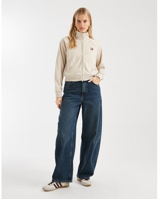 Tommy Hilfiger Natural Badge Logo Track Jacket