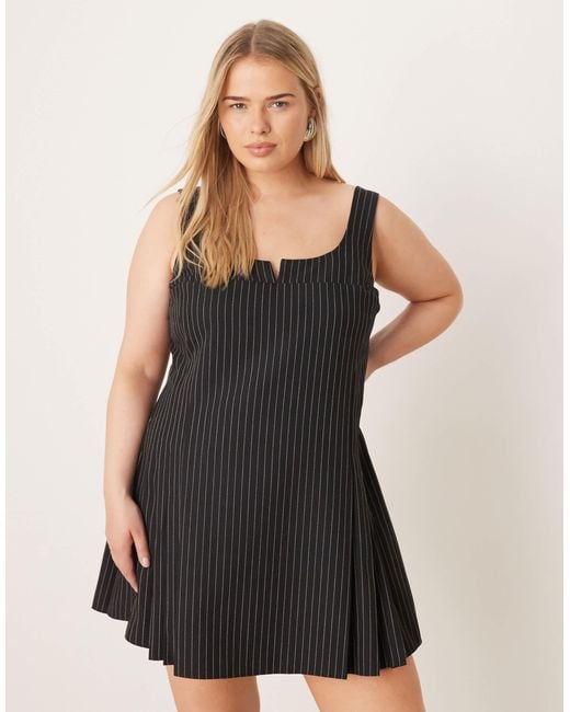 ASOS Gray Asos design curve – elegantes minikleid