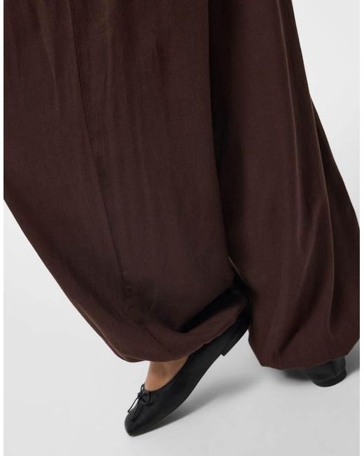 Pieces Brown Trousers