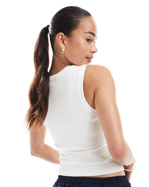 Tommy Hilfiger White – slim fit tanktop