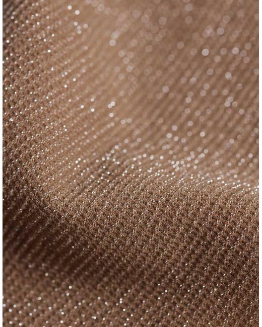 SUI AVA White Glitter Socks