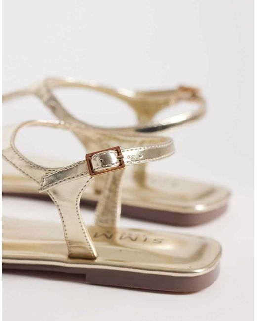 SIMMI White Simmi London Perry Thong Sandals