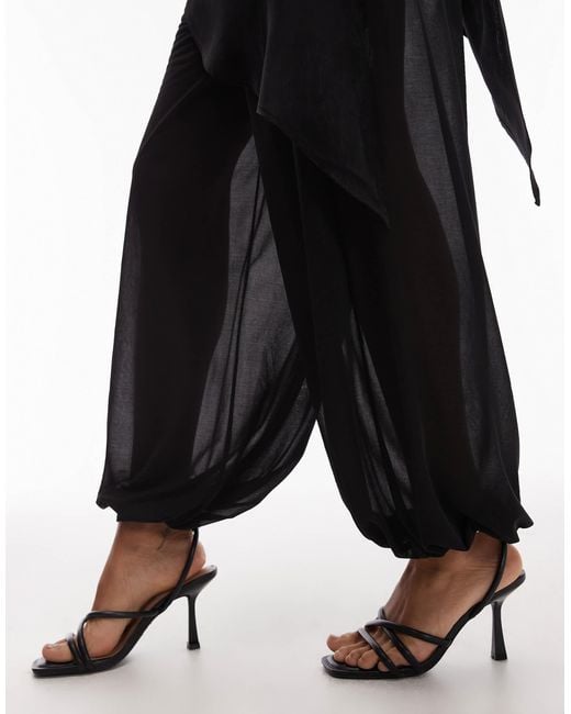 ASOS Black Mesh Balloon Trouser