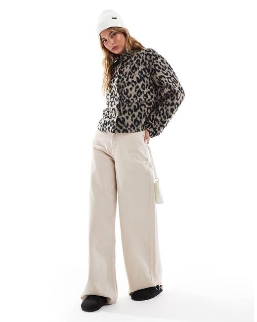 New Look Black Cropped Shacket