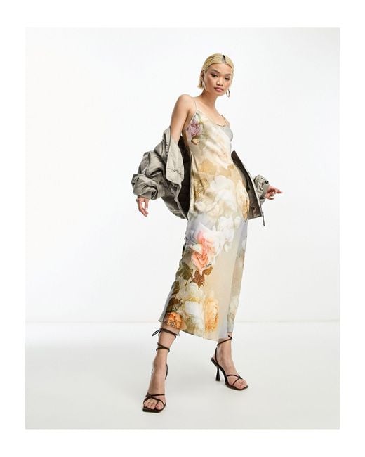 casual cute short dress Women's Successfully Floral Mini in White/Blue Color:Gold as pic neck Size Texas A&M Buy Amarra Dress Style