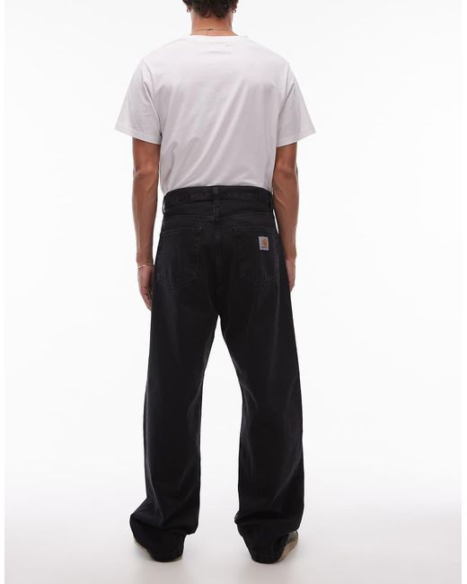 Carhartt Black Landon Loose Tapered Fit Jeans for men