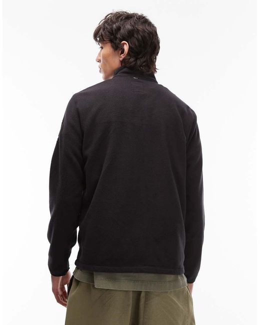 Timberland Black Full Zip Polar Fleece for men