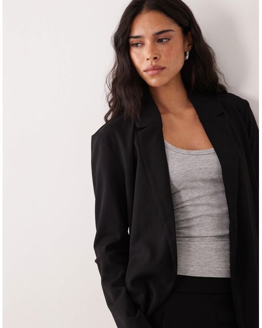 Jdy Black Lightweight Blazer Co-Ord N