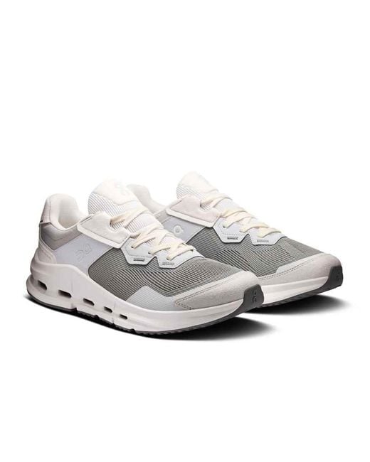On Shoes White Cloudnova Rift Lifestyle Trainer for men
