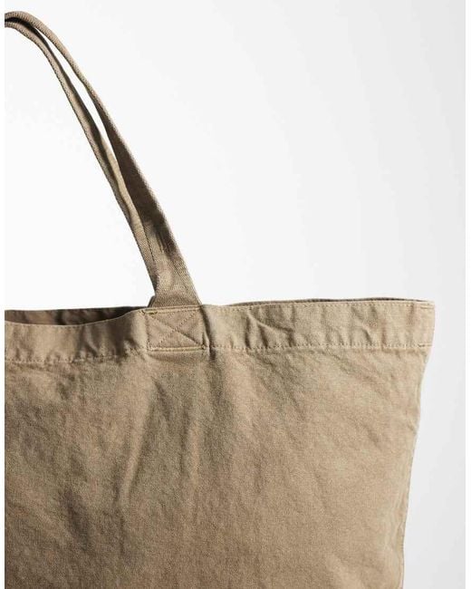 ARKET Brown Cotton Tote Bag for men