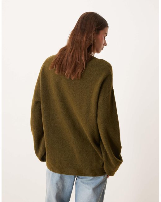 Pull avec manches évasées - kaki Glamorous en coloris Green