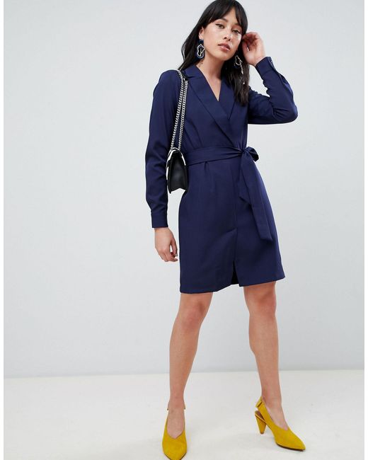 tailored wrap dress