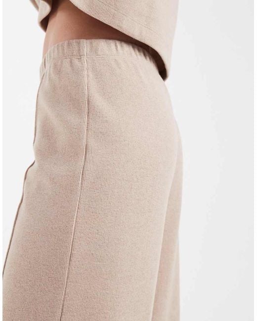 Miss Selfridge Natural Wide Leg Trouser Co-ord