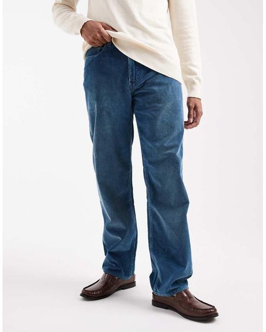 Levi's 568 in het Blue voor heren