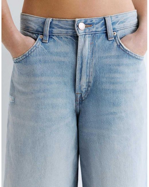 Pull&Bear Blue Low-rise Jorts