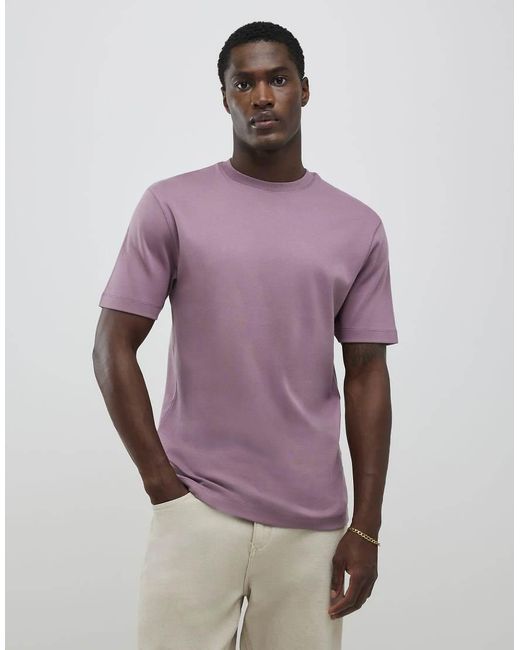 River Island Blue Slim Fit Pack Of 4 T-Shirts for men
