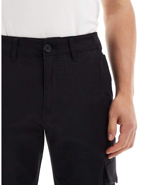 Only & Sons White Slim Fit Cargo Trousers for men
