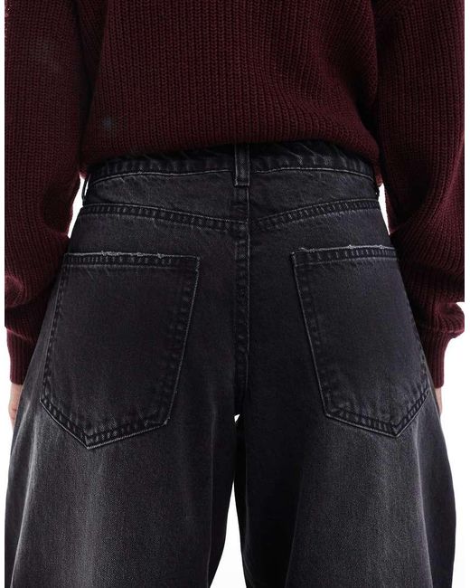 Daisy Street Blue Poetic Low Rise Barrel Jean