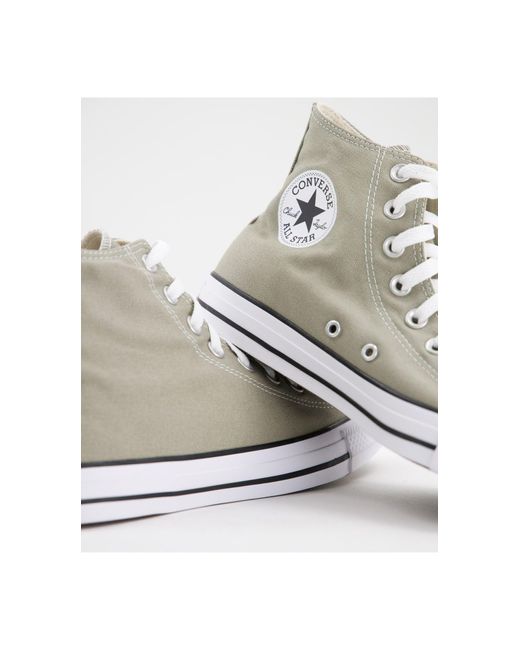 Zapatillas hi-top con lavado taylor all Converse hombre de color Verde |