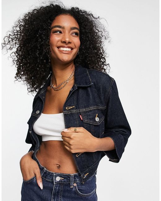 Loose Sleeve Denim Trucker Jacket 
