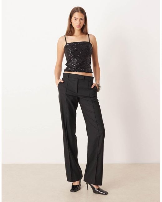 ASOS Black Allover Sequin Cami Top