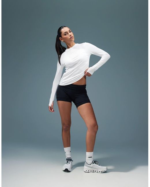 4505 Gray Icon Active Quick Dry Long Sleeve Running Top