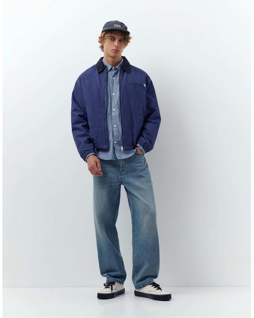 Pull&Bear – jacke in Blue für Herren