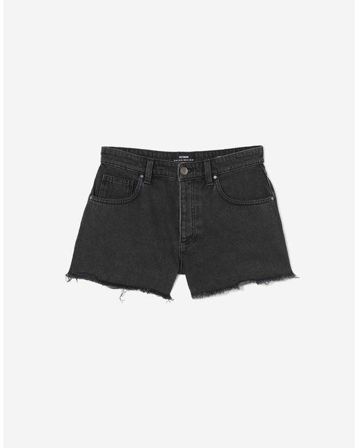 Cotton On Gray Original Raw Edge Denim Shorts