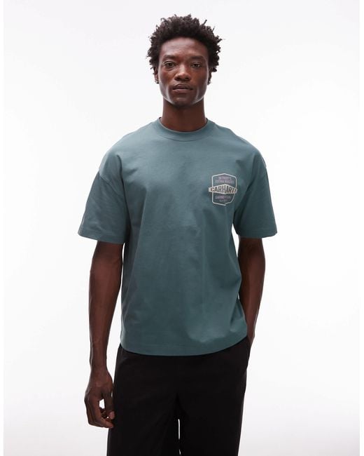 Carhartt Blue Networks T-Shirt for men