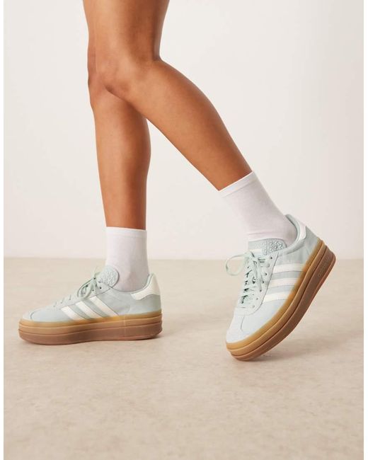 Adidas Originals Natural Gazelle Bold Trainers