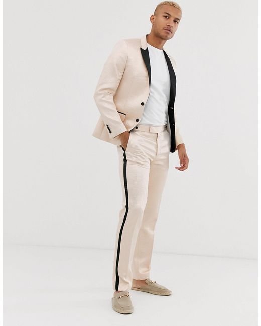 ASOS Cotton Skinny Tuxedo Prom Suit 