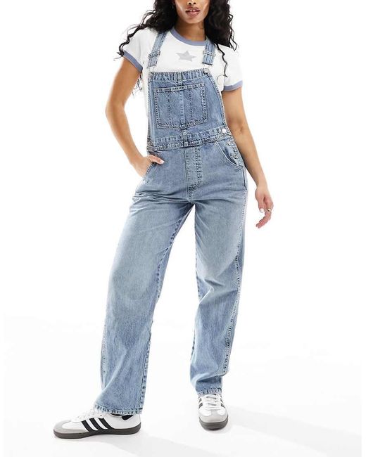 ASOS Blue Hourglass Denim Dungaree