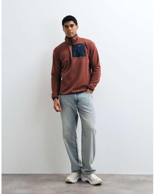 Regatta Red Frankie Half Zip Fleece for men