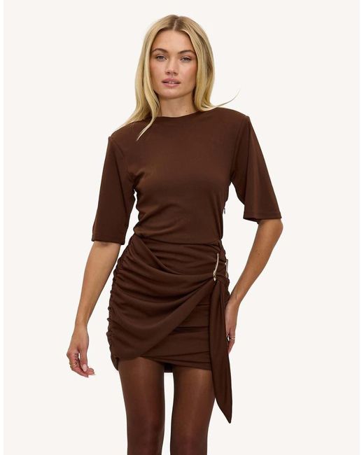 Loavies Brown Only For You Mini Dress