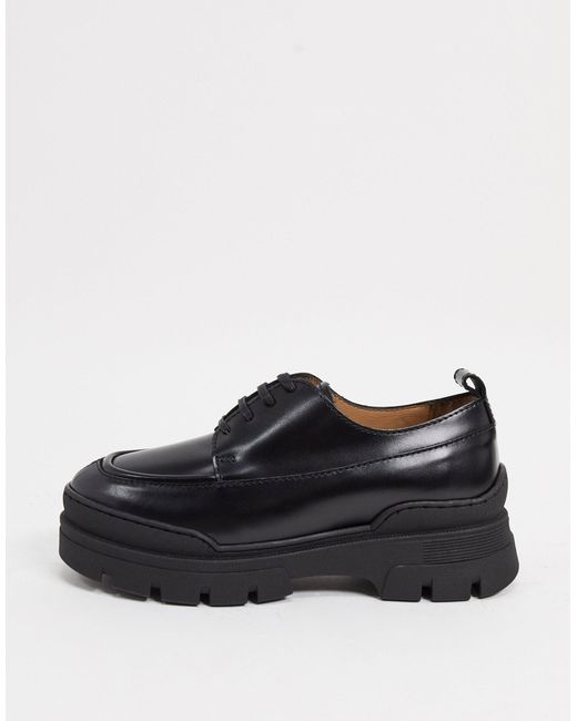 \u0026 Other Stories Loafers Met Dikke Zool En Veters in het Zwart | Lyst NL