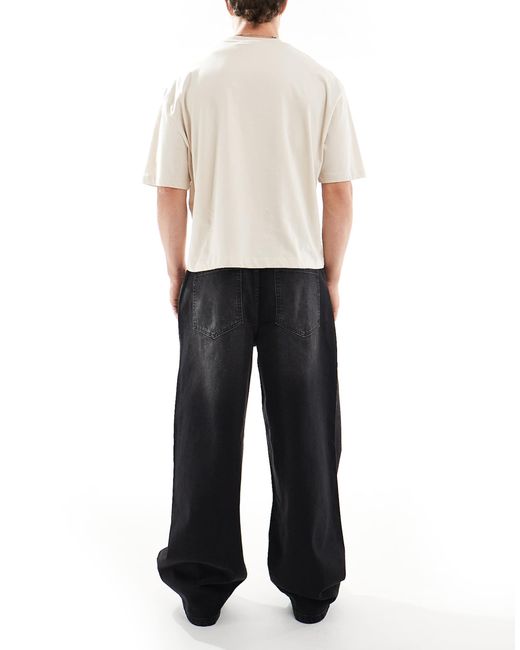 ASOS White Super baggy Jeans With Tint for men
