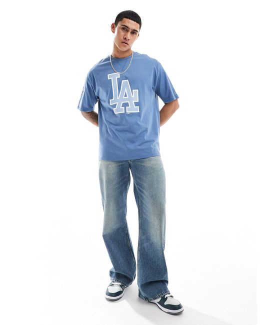 KTZ Blue Los Angeles Logo T-shirt for men