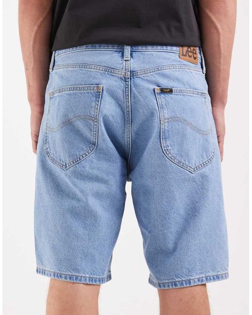 Lee Jeans Blue Denim Jorts for men