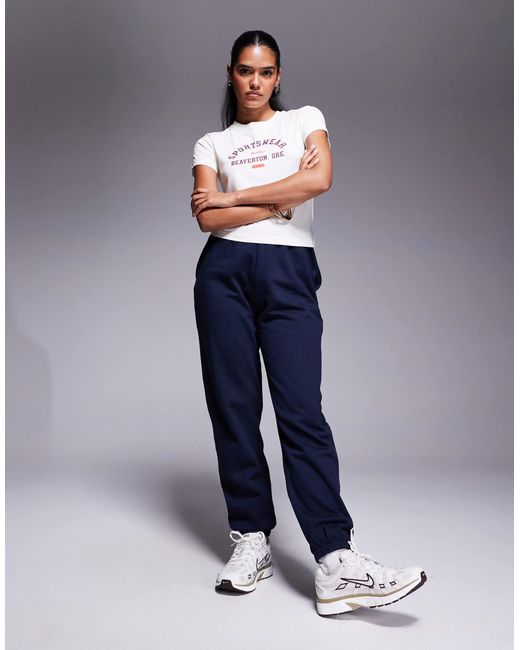 Nike White Phoenix Fleece Slim Graphic T-shirt