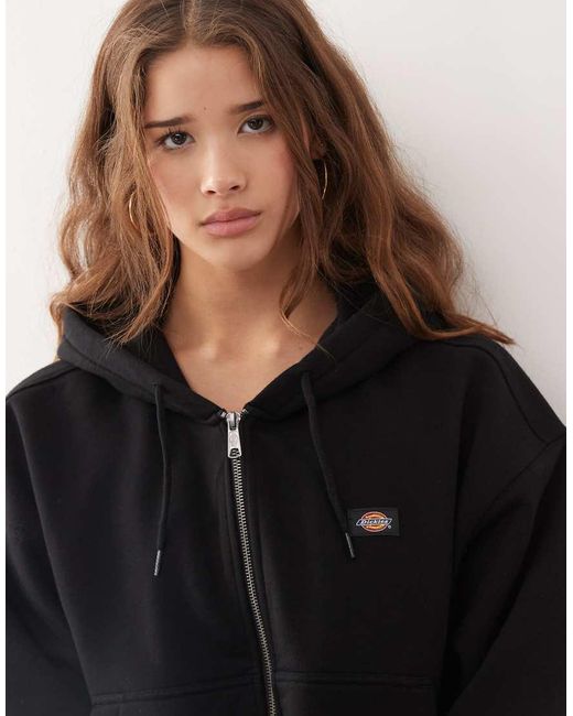 Dickies Black Oakport Zip Hoodie